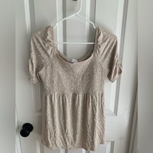 Isabell Maternity Smocked Top